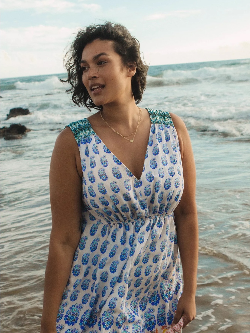 Anthropologie Gathered Maxi Dress - Picture 2 of 9
